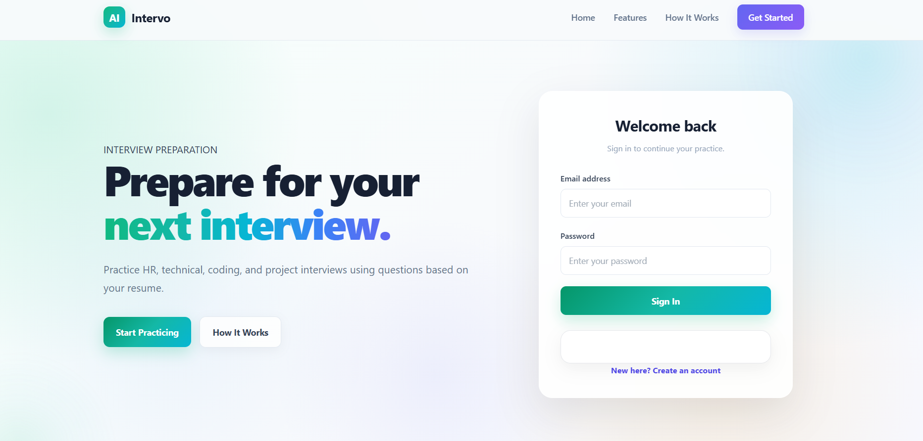 Intervo Dashboard
